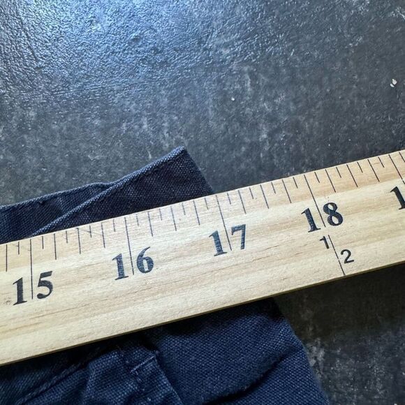 Hobie Flat Front Distressed Shorts Size 34 Side Pockets 100% Cotton Surf Style - Picture 9 of 13